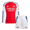 Officiële Voetbalshirt + Korte Broek Arsenal Thuis 2024-25 Lange Mouw - Kids